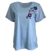 Fay Louise Cerise Flower Collage T-Shirt