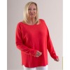 My Italy Coral Round Neck Jumper