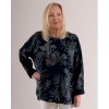 My Italy Denim Floral Tunic Top