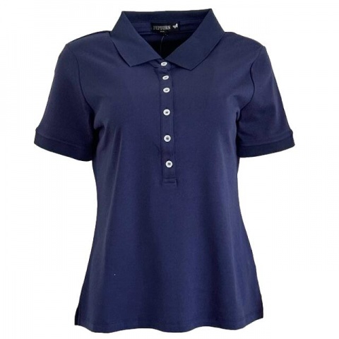 Hepburn Navy Collar T-Shirt