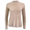 Pure and Natural  Light Stone Turtle Neck Jumper