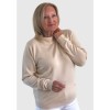 Pure and Natural  Light Stone Turtle Neck Jumper