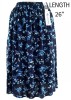 Emma Blue Pattern Skirt