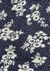 Emma Navy and White Pattern Trousers