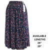 Emma Red Floral Skirt