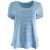 Fay Louise Blue Diamante Front T-Shirt