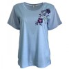 Fay Louise Lilac Flower Collage T-Shirt