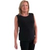 Saloos Black Sleeveless Top