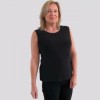 Saloos Black Sleeveless Top