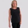 Saloos Black Sleeveless Top