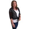 Auburn Black Lightweight Shrug