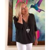 Clara Long-Line Heart Necklace