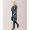 Mudflower Blue Floral Soft Touch Dress