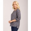 Mudflower Blue Stripe Top