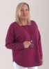 Mudflower Cerise Jumper with Necklace