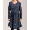 Mudflower Green Ditsy Floral Soft Touch Dress