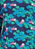 Mudflower Green Leaf Print Tunic