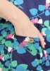 Mudflower Green Leaf Print Tunic