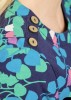 Mudflower Green Leaf Print Tunic