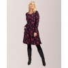 Mudflower Navy Ditsy Floral Soft Touch Dress