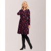 Mudflower Navy Ditsy Floral Soft Touch Dress