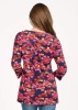 Mudflower Pink Leaf Print Tunic