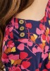 Mudflower Pink Leaf Print Tunic