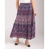 Mudflower Pink Long Floral Skirt