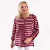 Mudflower Pink Stripe Top