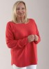 My Italy Coral Round Neck Jumper