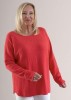 My Italy Coral Round Neck Jumper