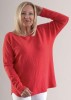 My Italy Coral Round Neck Jumper