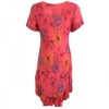 Nina Murati Italian Coral Floral Dress
