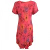 Nina Murati Italian Coral Floral Dress