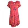 Nina Murati Italian Coral Floral Dress