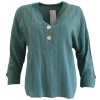 Nina Murati Italian Sage Block Colour Blouse