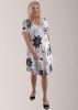 Nina Murati Italian White Floral Dress