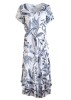 Nina Murati Italian White Long Line Dress