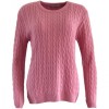 Pure and Natural Dusky Pink Cable Jumper