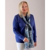 Pure and Natural Electric Blue Round Neck Jumper