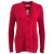 Pure and Natural Red Pocket Cardigan