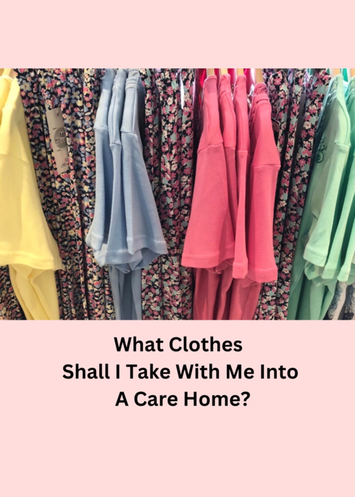 Care Home Clothing Guide List