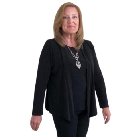 Saloos Black Jacket with Necklace