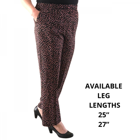 Emma Coral Pattern Trousers