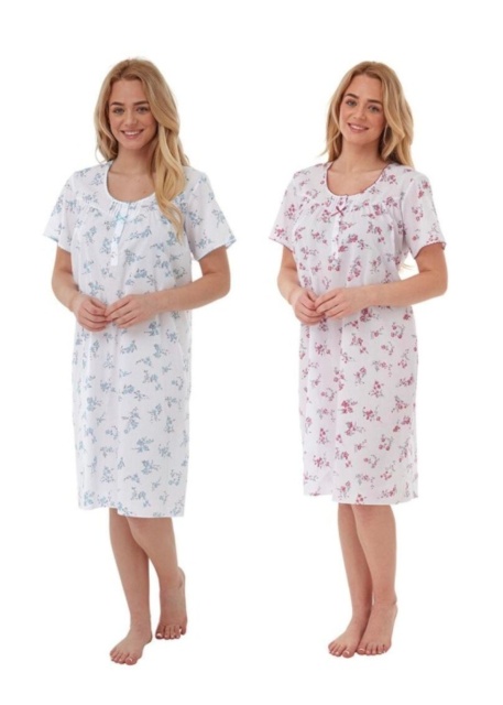 knee length dresses for ladies Rose Nightgown- Knee Length
