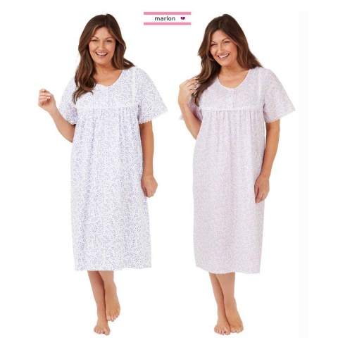 Marlon  Swirl Leaf Nightdress