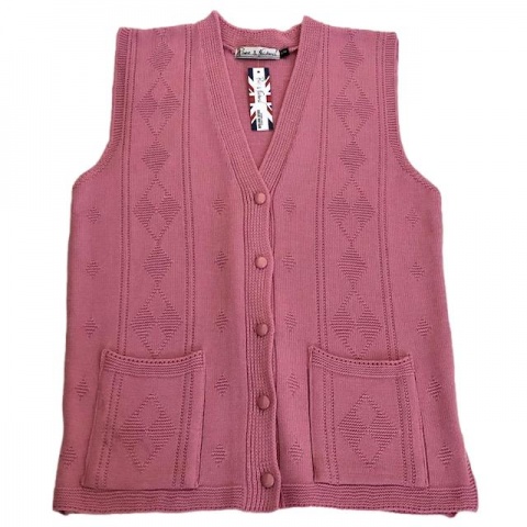 Pure and Natural Dusky Pink Waistcoat