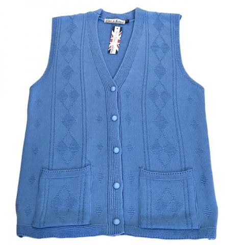 Pure and Natural Sky Blue Waistcoat
