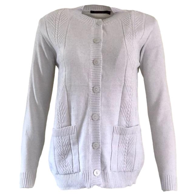 Beaumonde White Knitted Cardigan