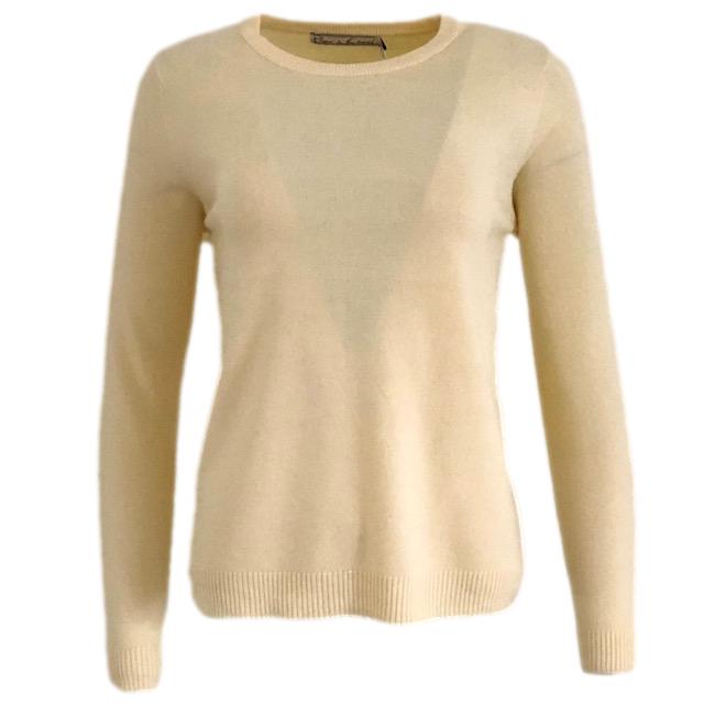 Pure and Natural Lemon Round Neck Jumper